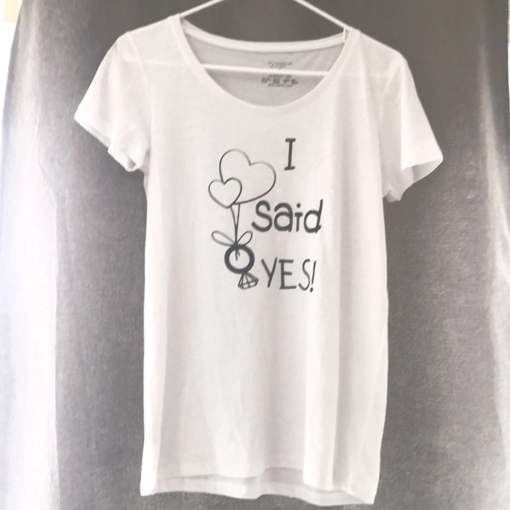 New 💕 T-shirt 👕 I Said Yes.. Proposal.